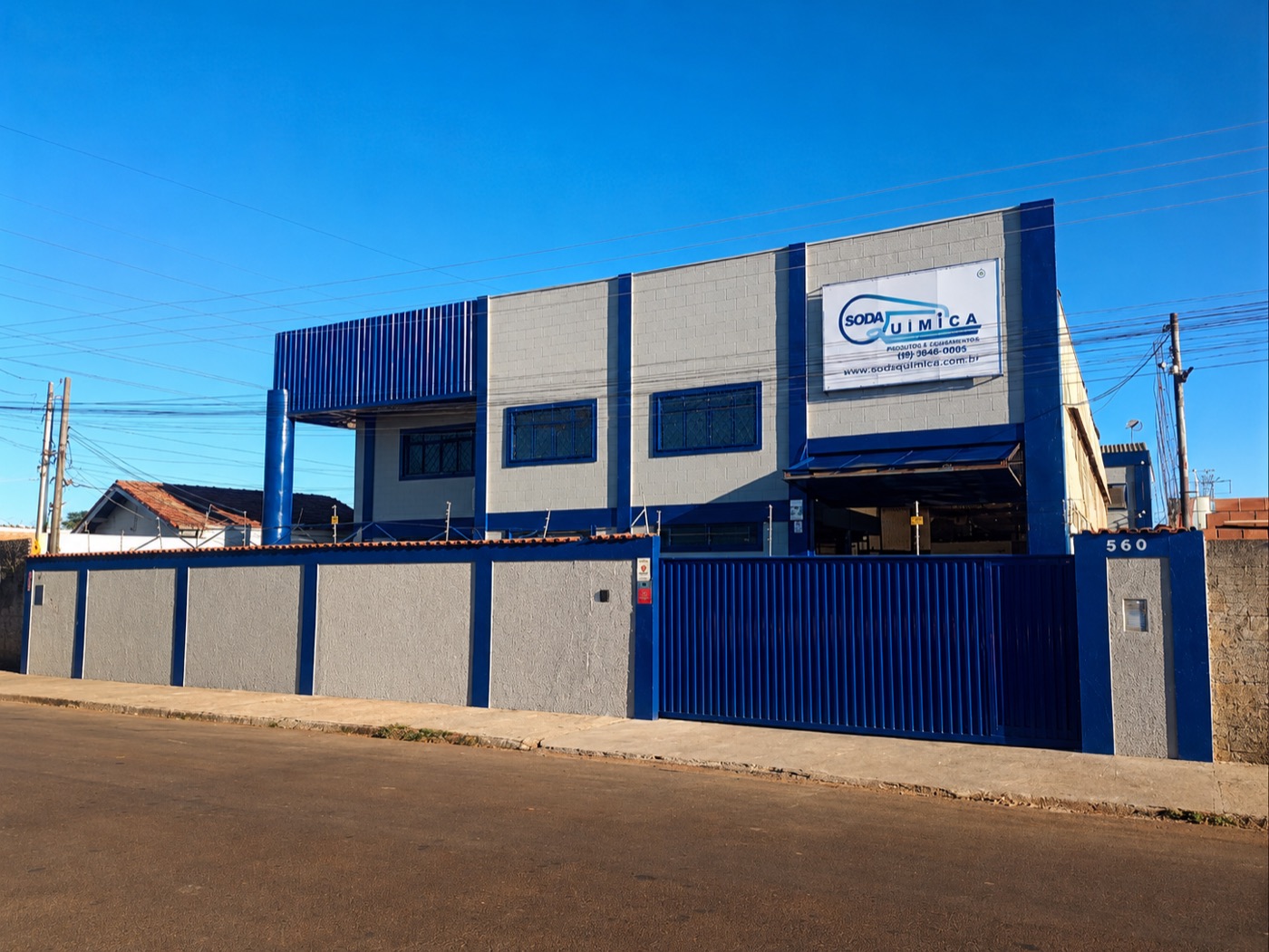 Fachada da Soda Química Sumaré